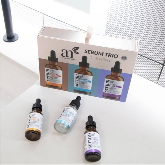 Artnaturals serum trio set vitamin c hydrate age defense New - Picture 1 of 5
